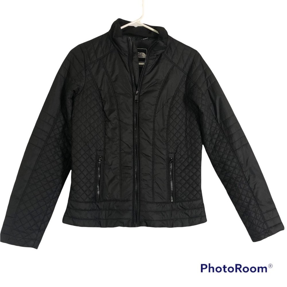 The North Face Quilted Full Zip Winter Outdoor Motto Jacket Black Women's Small
